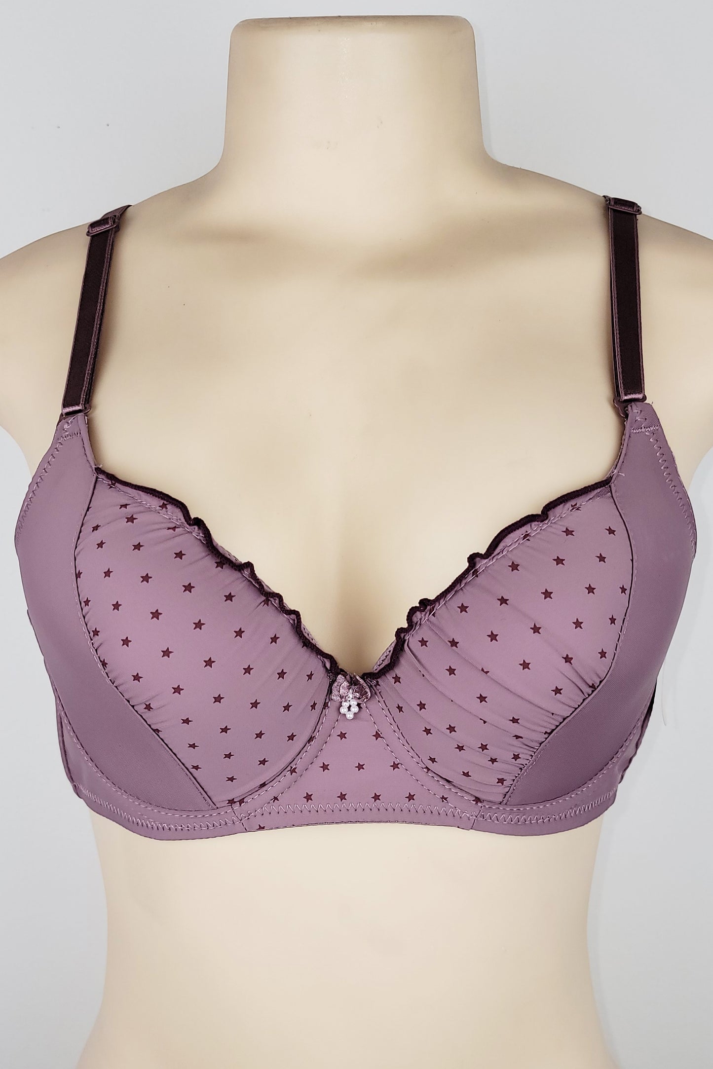 Underwire 6 Pack Cute Stars Everyday Intimate Lite Push Up Bra Underwire