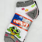 Polyester Cotton Mix Ladies Anklet Socks Cute 12 Pack