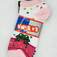 Polyester Cotton Mix Ladies Anklet Socks Cute 12 Pack