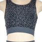 Womens Activewear Top Bottom Set Yoga Sports Leopard Pattern