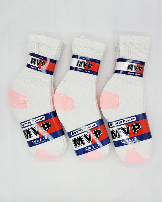 MVP Ladies Sports Long Socks 12 Pack