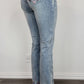 Women's Western Inspired Embroidery Blue Jeans