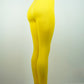 Sunshine Yellow Yoga Leggings - High-Stretch Nylon Spandex One Size