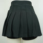 Women's Sleek Black Stretchy Mini Skirt with Built-in Shorts (92% Polyester, 8% Spandex) SMALL ONLY