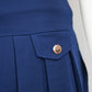 Stretchy Mini Skirt with Built-in Shorts & Side Button Detail