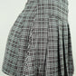 Comfortable Mini Skirt: Plaid Pattern w/ Built-In Shorts (Stretch Fabric)