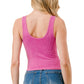 Mineral Wash Ribbed Tank Top