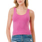 Mineral Wash Ribbed Tank Top