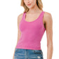 Mineral Wash Ribbed Tank Top