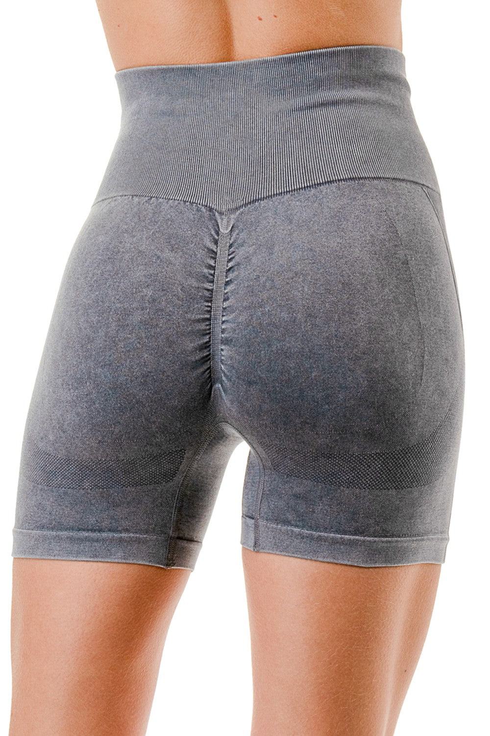 Mineral Wash Butt Lift Shorts