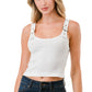 Belt Trim Tank Top