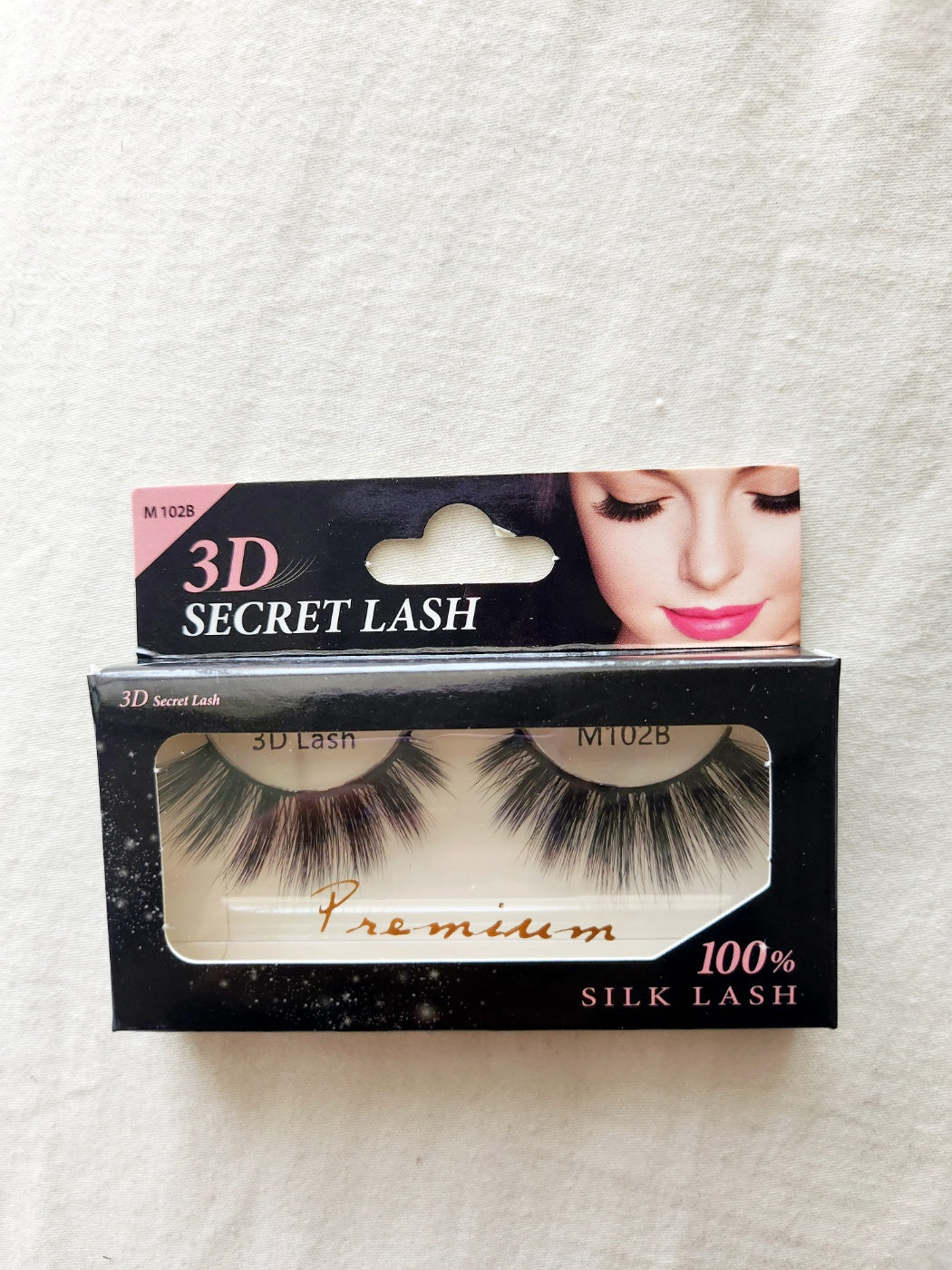 100% Silk Natural Fake Lashes (Style M102B)