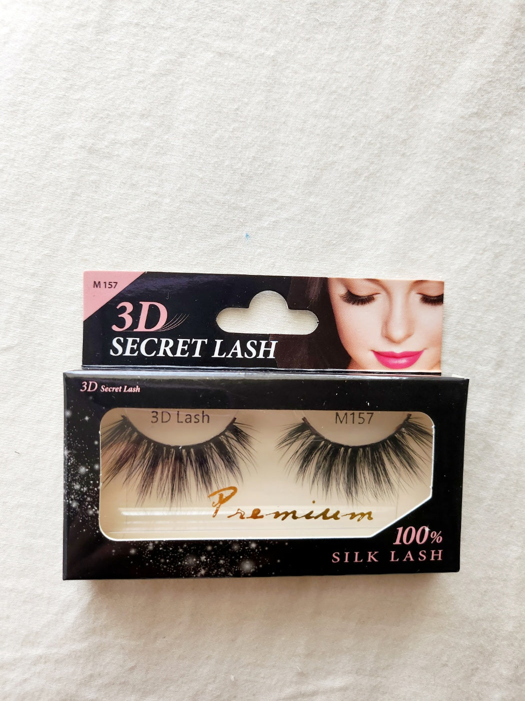 100% Silk Natural Fake Lashes (Style M157)