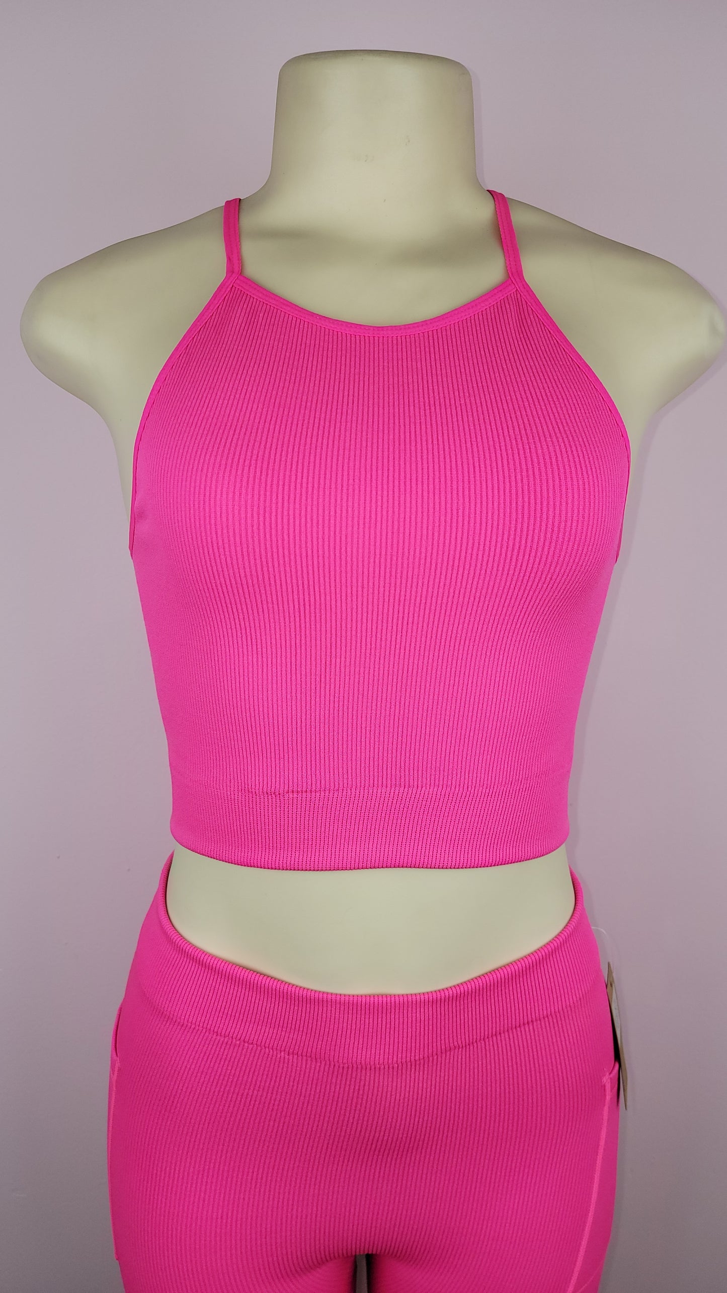 Seamless Ribbed Active Two Piece Set