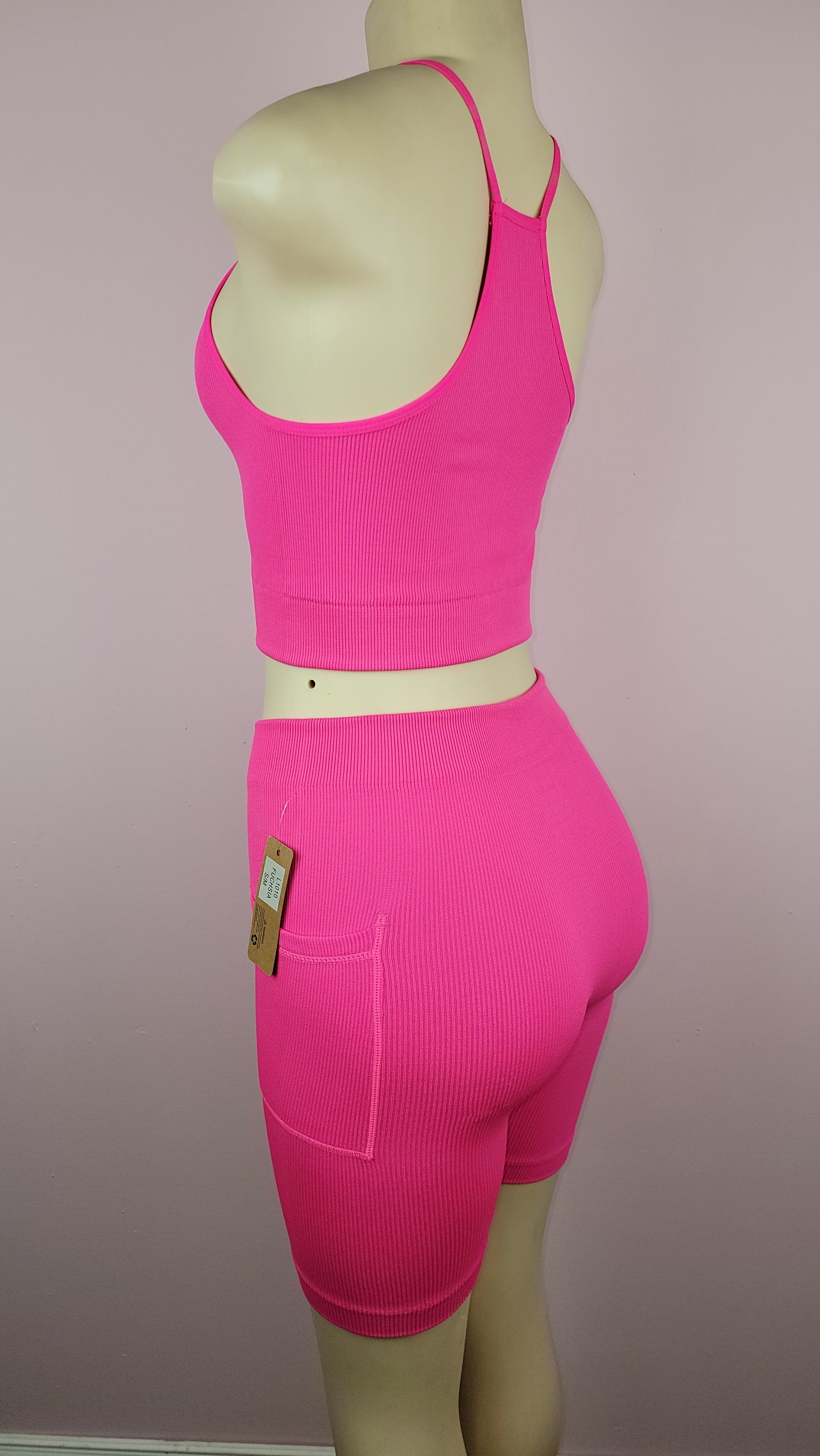 Seamless Ribbed Active Two Piece Set