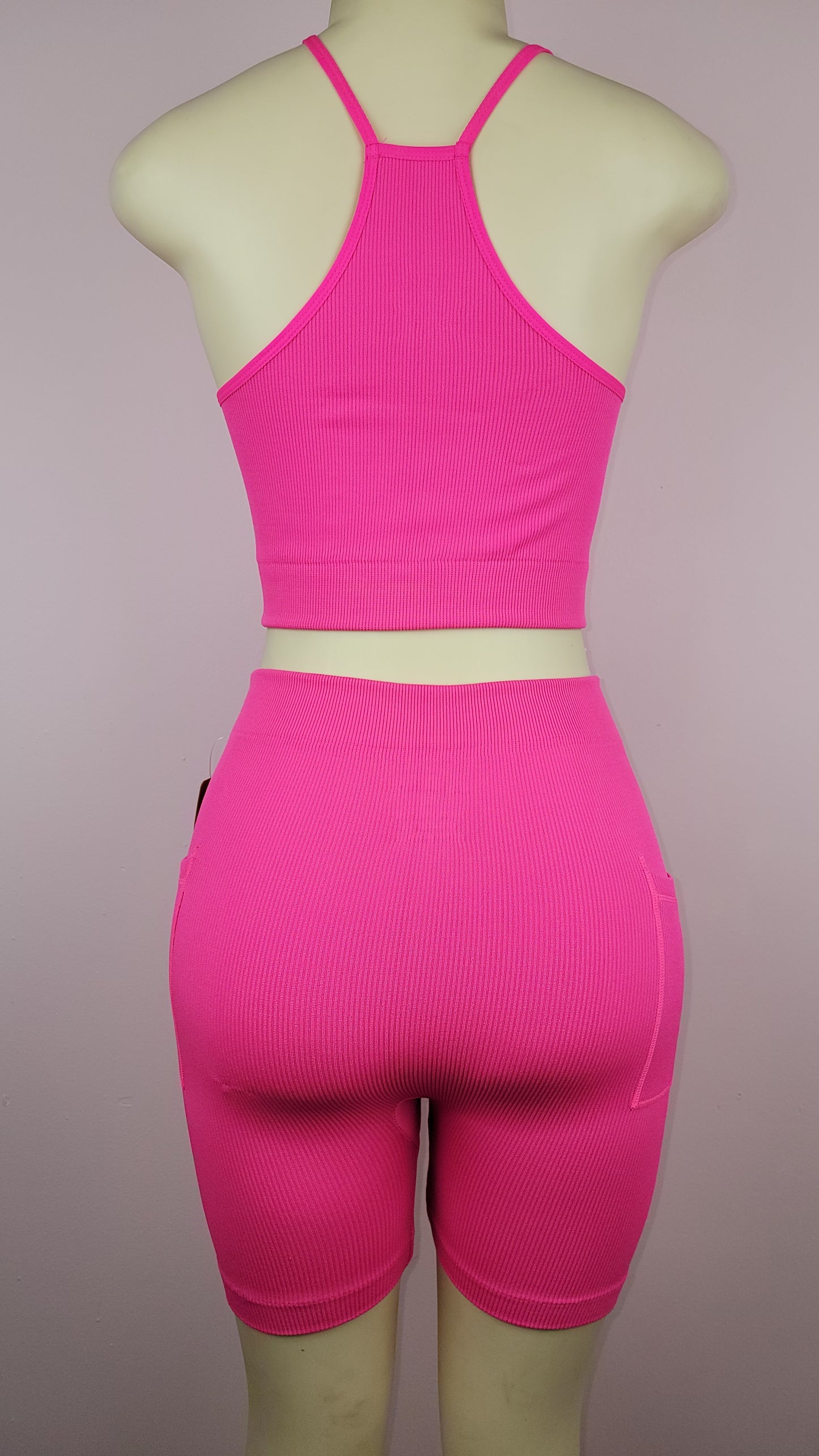 Seamless Ribbed Active Two Piece Set