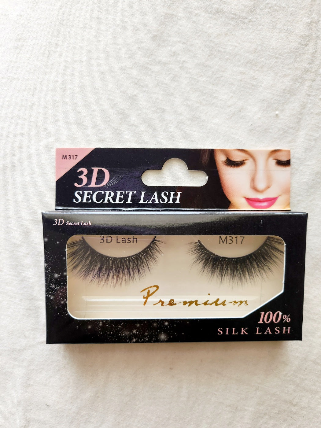 100% Silk Natural Fake Lashes (Style M317)