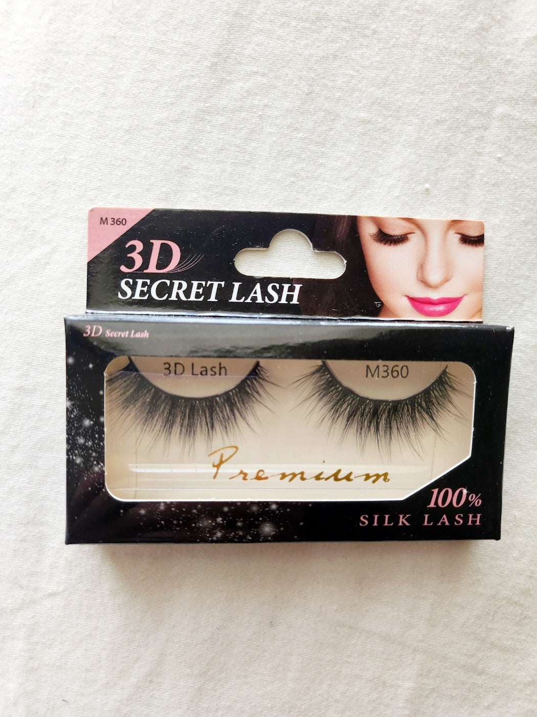 100% Silk Natural Fake Lashes (Style M360)