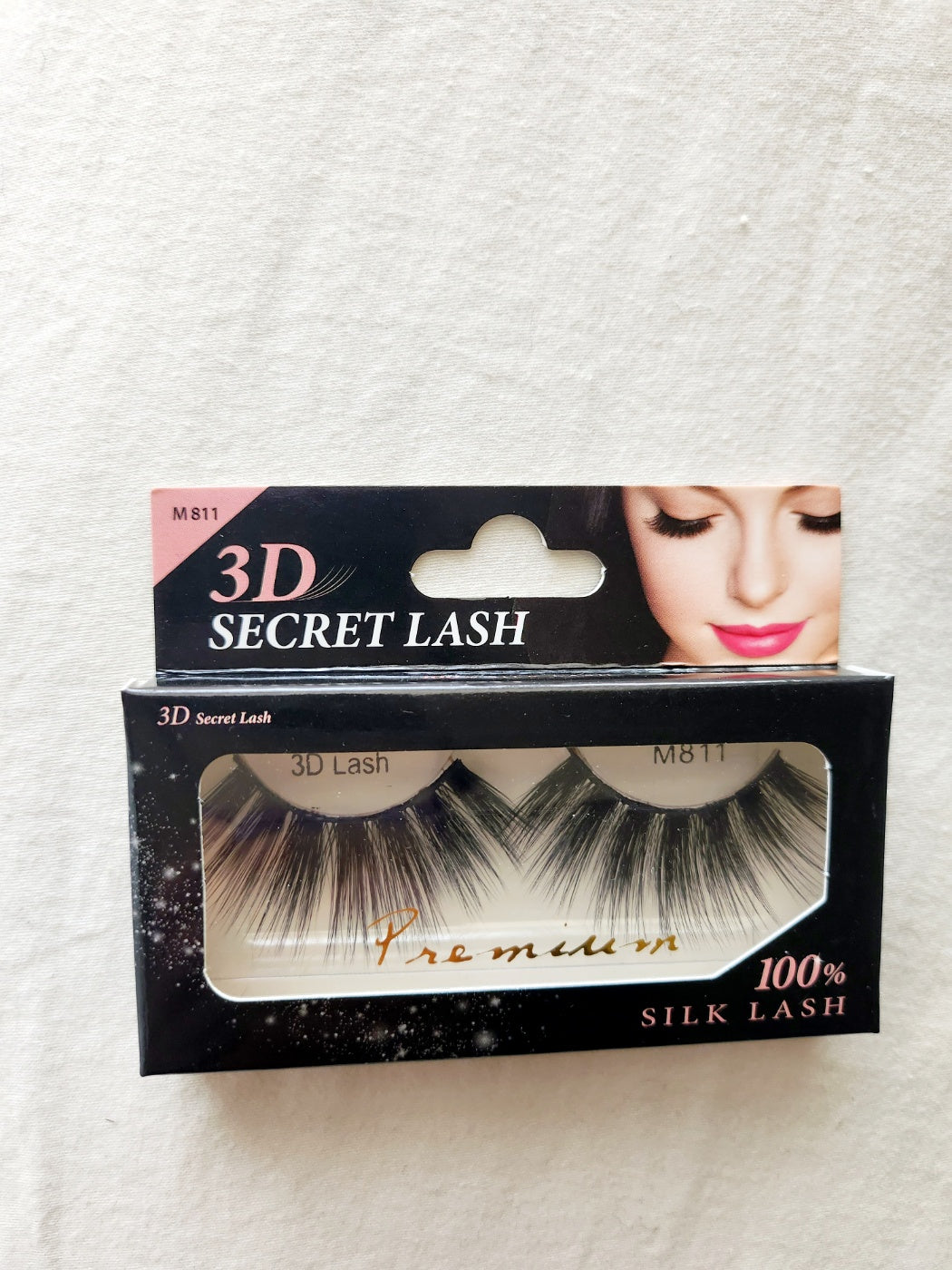 100% Silk Natural Fake Lashes (Style M811)