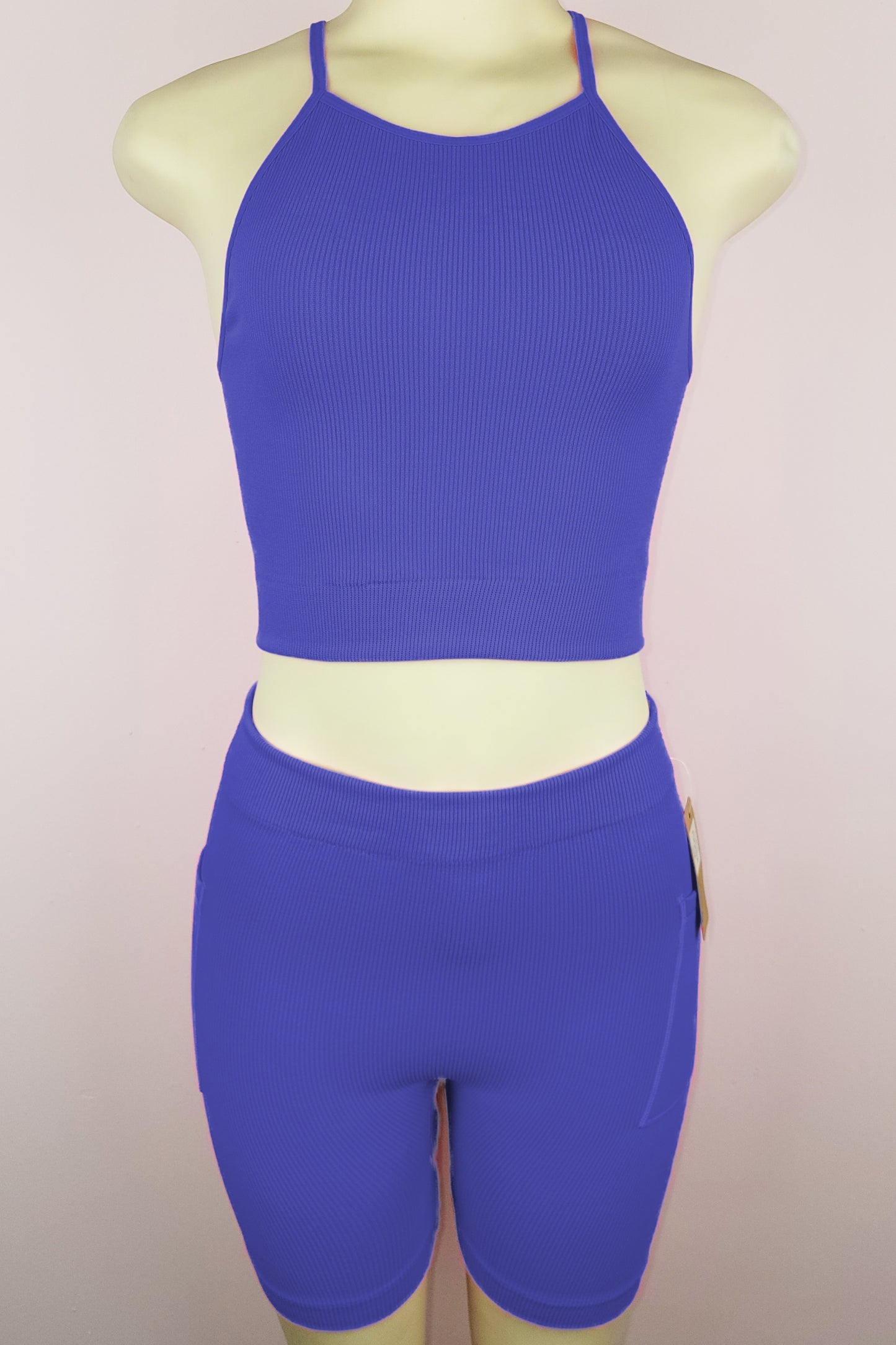 Seamless Ribbed Active Two Piece Set